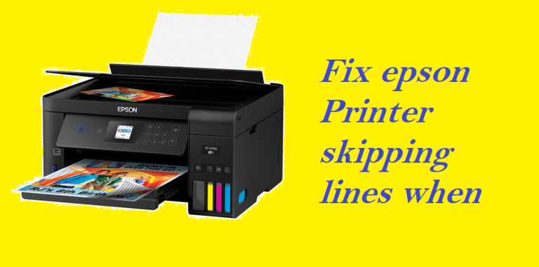 How To Fix The Epson Printer Skipping Lines Problem 0466